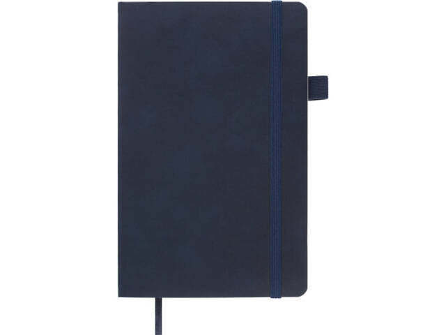 Книга записна Buromax Primo 125x195 мм 96 аркушів у клітинку обкладинка зі штучної шкіри Синя (BM.291161-02) - Фото 2