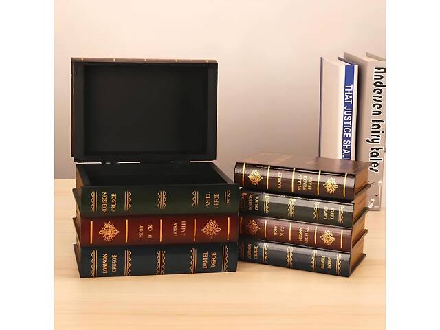 Книжный тайник-шкатулка RESTEQ — оригинальное решение для хранения ценностей и украшение интерьера - Фото 2