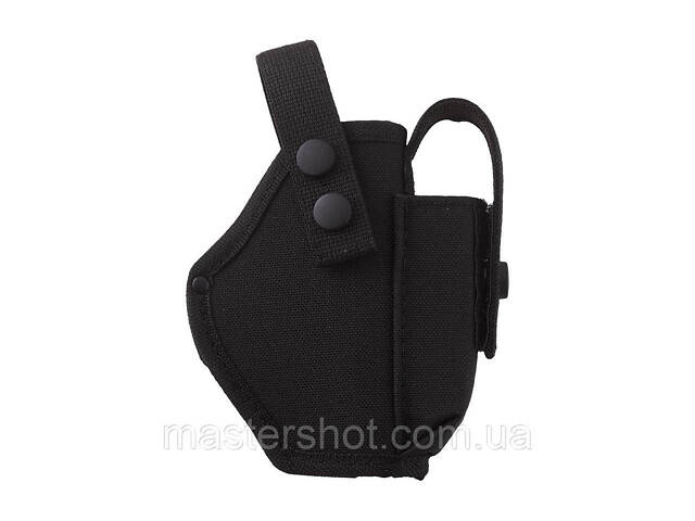 Кобура для Glock 19 з чохлом під магазин поясна на пояс чорна 71619 ms - Фото 3