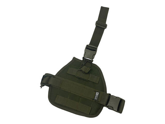 Кобура тактическая на бедра ПМ с Molle ВСУ (ЗСУ) TTX LE2439 21х20 см оливковая