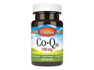 Коэнзим Carlson Labs CoQ10 100 mg 30 Soft Gels