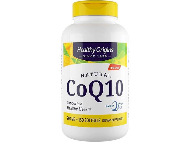 Коэнзим Q10, Healthy Origins, Kaneka Q10 (CoQ10), 200 мг, 150 капсул Коэнзим Q10, Healthy Origins, Kaneka Q10 (CoQ10), 200 мг, 150 капсул