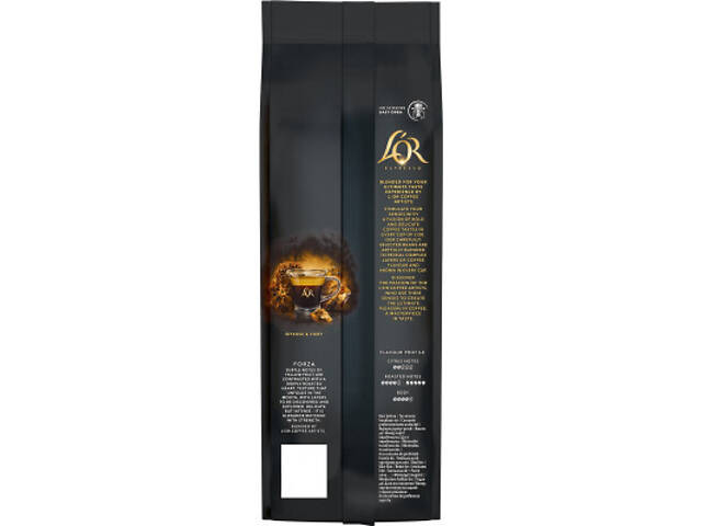 Кава L'OR Espresso Forza 100% Арабіка в зернах 500 г (8711000324141) - Фото 3