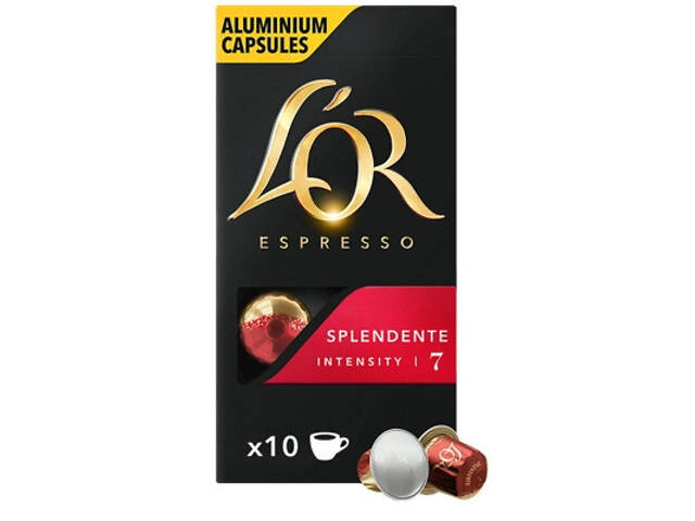Кава L'OR Espresso Splendente 100% Арабіка в капсулах 10 шт (8711000357910) - Фото 1