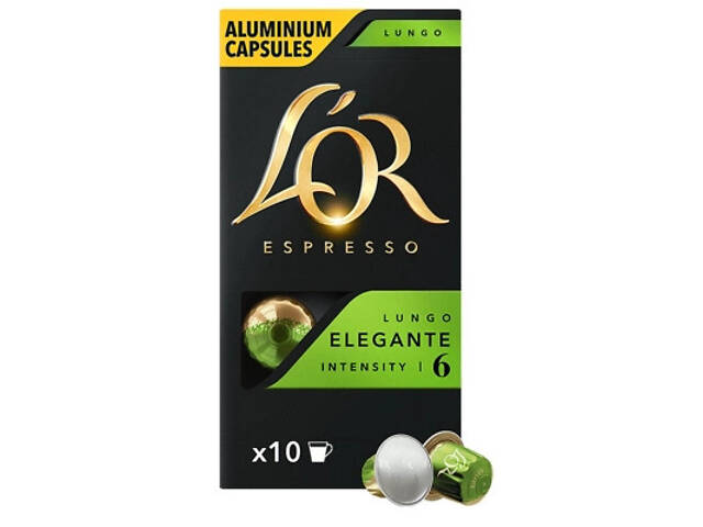 Кава L'OR Lungo Elegante 100% Арабіка в капсулах 10 шт (8711000360552) - Фото 1