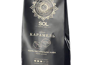 Кофе растворимый ароматизированный SOL Карамель 500 г