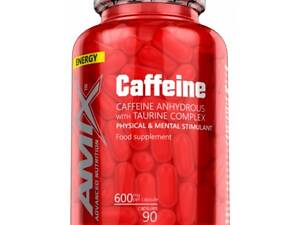 Кофеїн та Таурин Amix Caffeine 200 мг with Taurine 90 капс (1091-817 866)