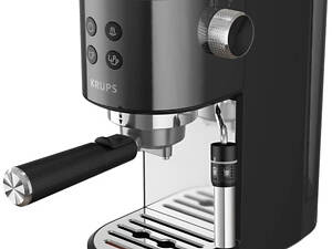 Кавомашина ріжкова Krups Virtuoso+ Pump XP444G10 15 бар чорна