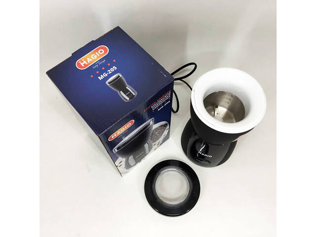 Кавомолка MAGIO MG-205 200 Вт, Кавомолка побутова електрична, Портативна кавомолка, Подрібнювач кави - Фото 8