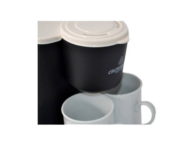 Кавоварка Crownberg CB 1568 краплинна 500 Вт ударостійкий пластик чорний (CB-1568_3444) - Фото 5