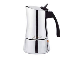 Кофеварка гейзерная нержавеющая Maestro 100мл (MR-1668-2)