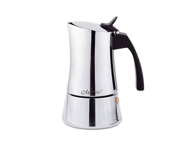 Кофеварка гейзерная нержавеющая Maestro 100мл (MR-1668-2) - Фото 1