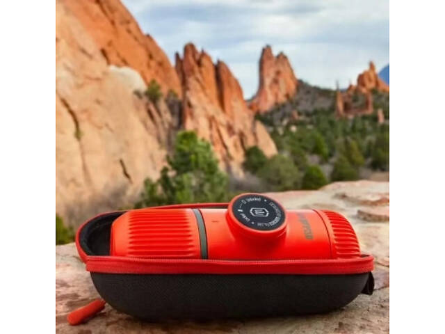 Кавоварка кемпінгова Wacaco Nanopresso з чохлом червона (WNANORED) - Фото 9