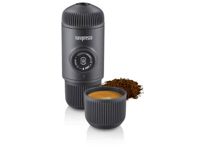 Кавоварка кемпінгова Wacaco Nanopresso з чохлом сіра (WNANOGRcase) - Фото 8