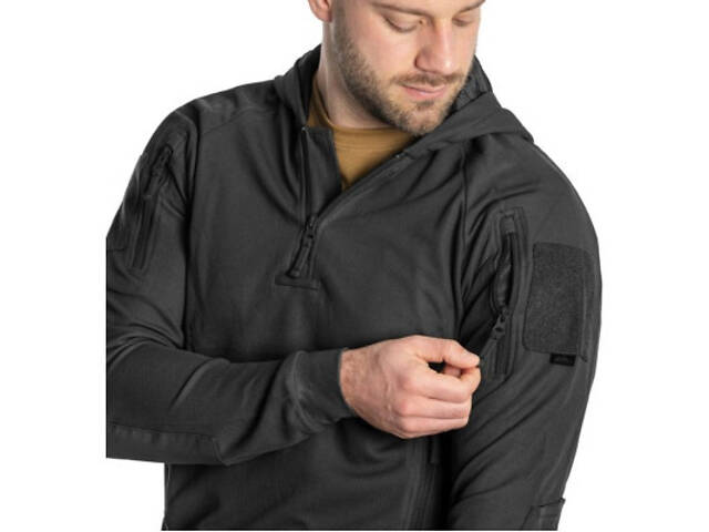 Кофта Helikon-Tex Range Hoodie TopCool чорна XL (BL-BRH-TC-01-B06) - Фото 4