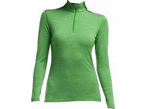 Кофта Icebreaker BF 200 Oasis LS Half Zip Stripe WMN Green XS (1052-101 504 301 XS)