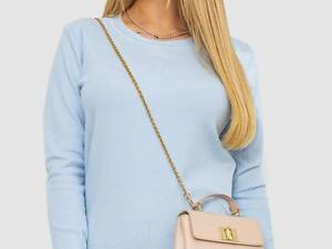 Кофта женская однотонная повседневная светло-голубой 244R2033 Ager S-L