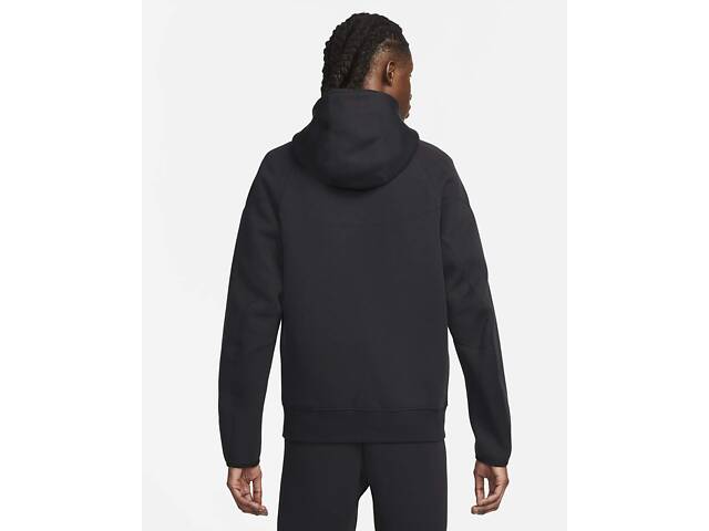 Кофта чоловіча Nike Sportswear Tech Fleece Windrunner Full-Zip Hoodie (FB7921-010) XL Чорний - Фото 2