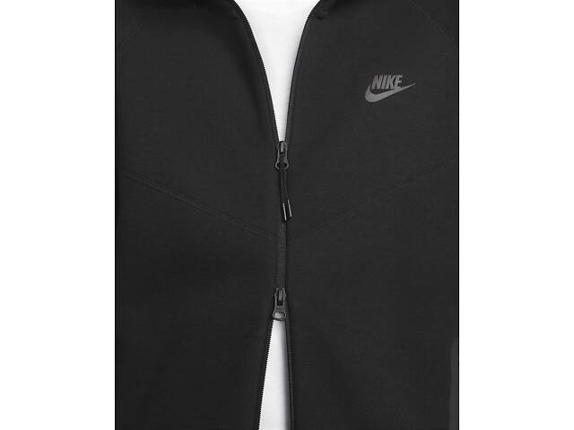 Кофта чоловіча Nike Sportswear Tech Fleece Windrunner Full-Zip Hoodie (FB7921-010) XL Чорний - Фото 4