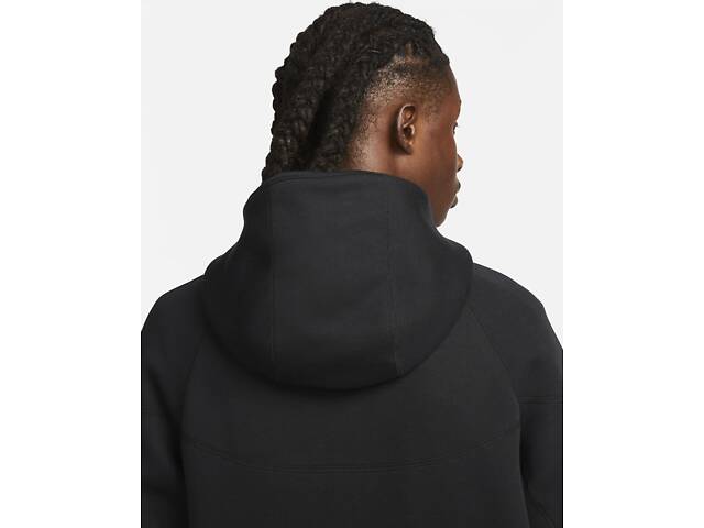Кофта чоловіча Nike Sportswear Tech Fleece Windrunner Full-Zip Hoodie (FB7921-010) XL Чорний - Фото 6