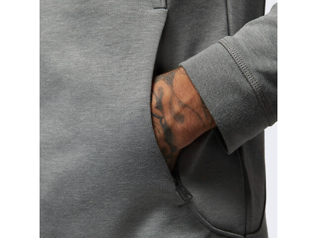 Кофта чоловіча Nike Sprt Stmt Air Flc Fz 2XL Сірий (DV9783-063) - Фото 6