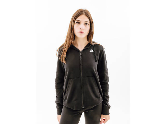 Кофта Nike CLUB FLC FZ HOODIE STD DQ5471-010 - Фото 1