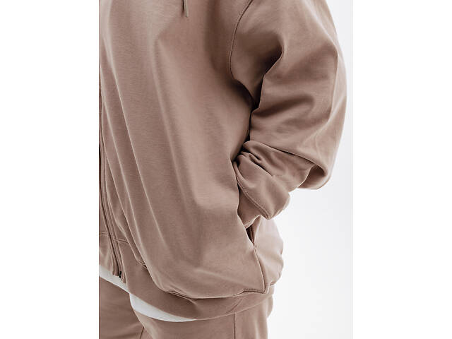 Кофта Nike W NSW JRSY OS FZ HOODIE DM6415-272 - Фото 4