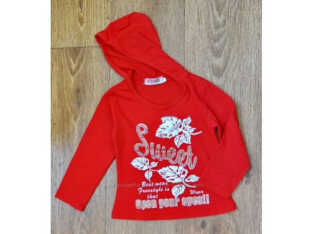 Толстовка реглан с капюшоном 3-9 лет - Фото 6