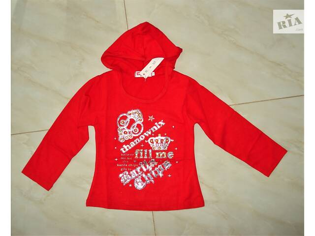 Толстовка реглан с капюшоном 3-9 лет - Фото 7