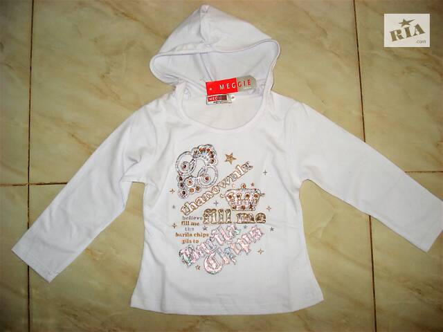 Толстовка реглан с капюшоном 3-9 лет - Фото 8