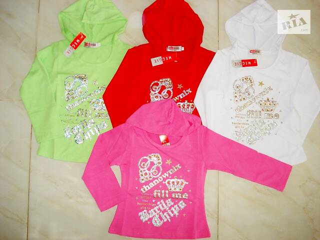 Толстовка реглан с капюшоном 3-9 лет - Фото 9