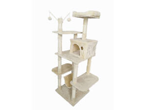 Кігтеточка, будиночок, дряпка для кішок Avko CatTree 1063 Beige