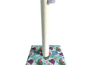 Когтеточка столбик на подставке для котов CROCI Тропик (Кроки) 40х40х62 см