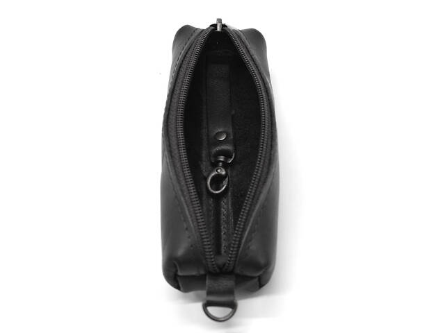 Кожаная ключница тубус TARWA Cylinder GA-Cylin-3md черная - Фото 3