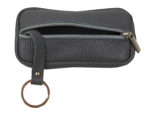 Шкіряна ключниця Always Wild сіра - Фото 1