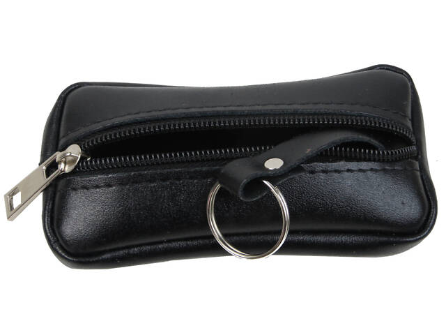 Шкіряна ключниця, чохол для ключів Always Wild чорна - Фото 1