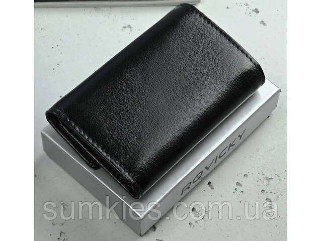 Шкіряна ключниця Rovicky чорний - Фото 3