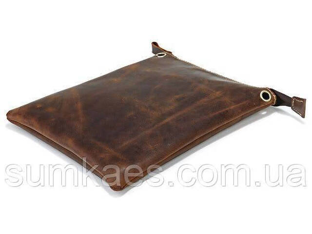 Шкіряна чоловіча сумка Vintage 14061 коричнева - Фото 5