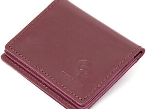 Шкіряна обкладинка для автодокументів GRANDE PELLE 11491 Бордовий