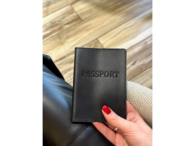 Шкіряна обкладинка для паспорта з написом 1940 - Фото 4