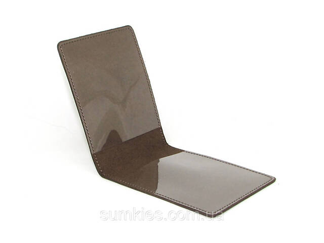 Шкіряна обкладинка посвідчення УБД коричнева обкладинки - Фото 3