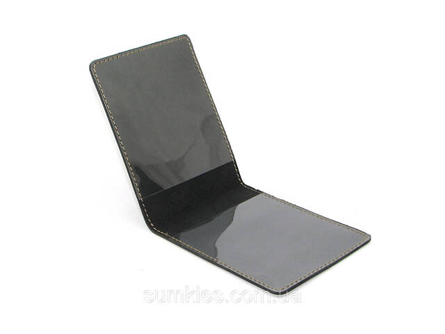 Шкіряна обкладинка посвідчення УБД і посвідчення офіцера обкладинки набір чорний - Фото 4