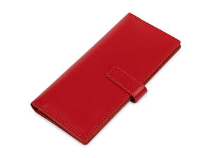 Кожаное женское портмоне GRANDE PELLE 11516 Красный