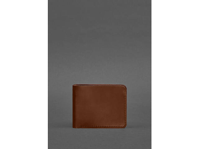 Шкіряний портмоне 4.4 (з затискачем) світло-коричневий Crazy Horse BlankNote - Фото 1