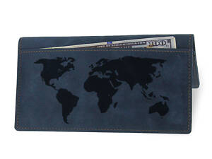 Кожаный портмоне BermuD Синий B 30-18S-13-9