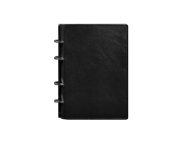 Шкіряний блокнот на кільцях 9.0 з твердою вугільно-чорною обкладинкою BlankNote. - Фото 6