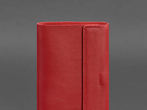 Кожаный блокнот софт-бук 7.0 красный Краст BlankNote