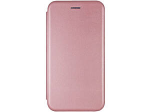 Кожаный чехол-книжка Classy для Xiaomi Redmi 8 Rose Gold