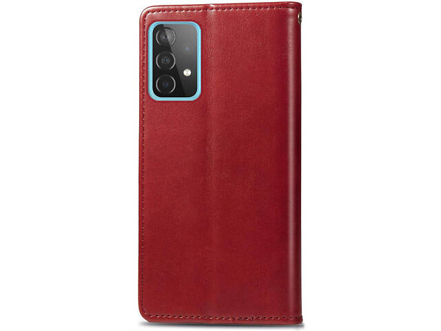 Шкіряний чохол-книжка GETMAN Gallant (PU) для Samsung Galaxy A53 5G Червоний - Фото 2