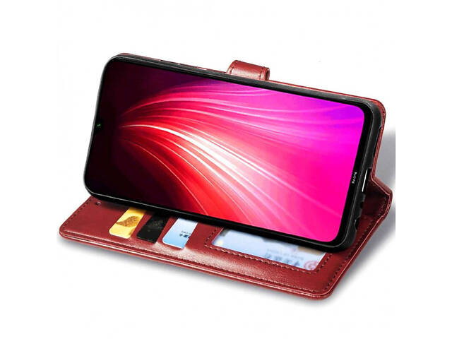 Шкіряний чохол-книжка GETMAN Gallant (PU) для Samsung Galaxy A53 5G Червоний - Фото 4